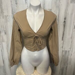 Nude blouse